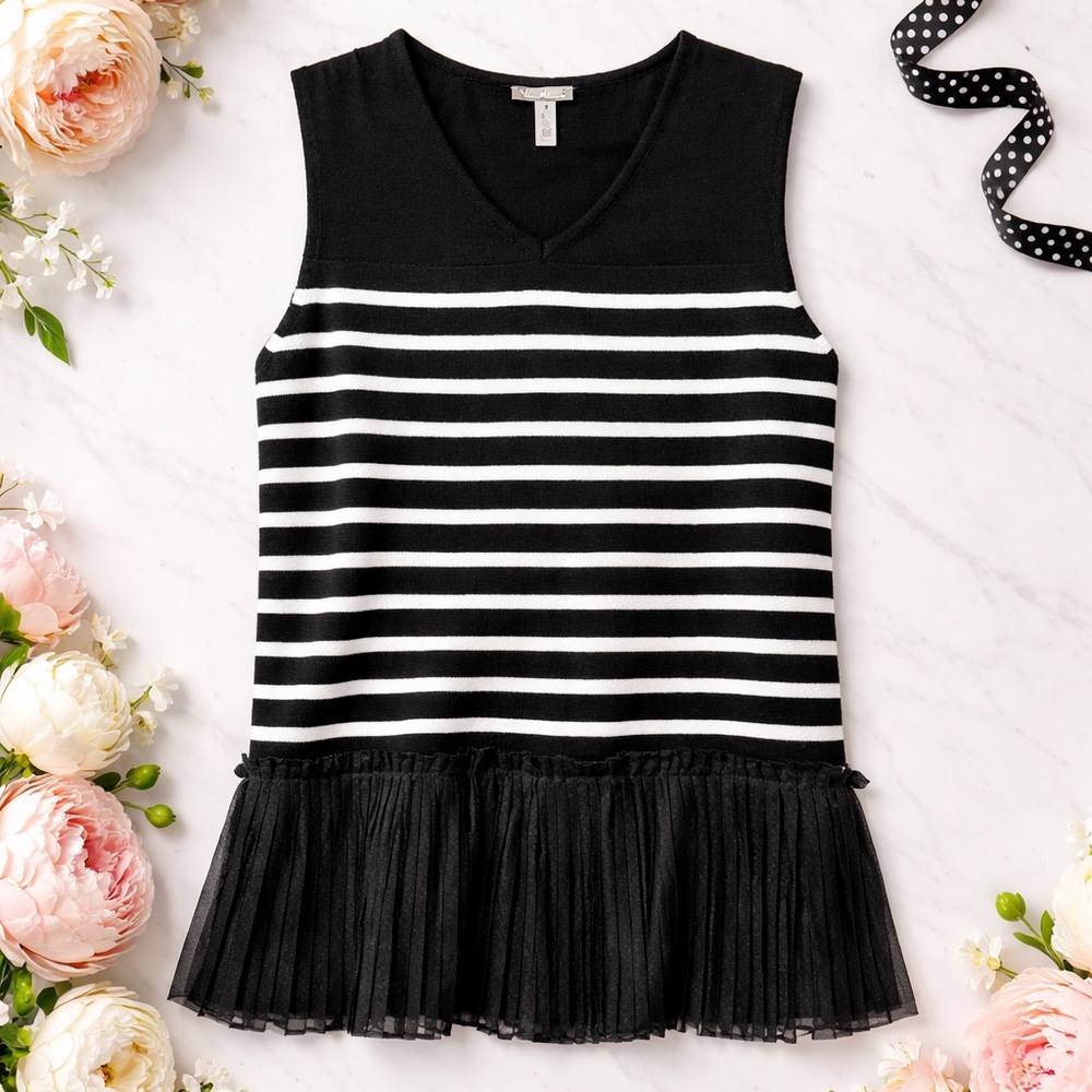 VILA  Milano Black Knit Top